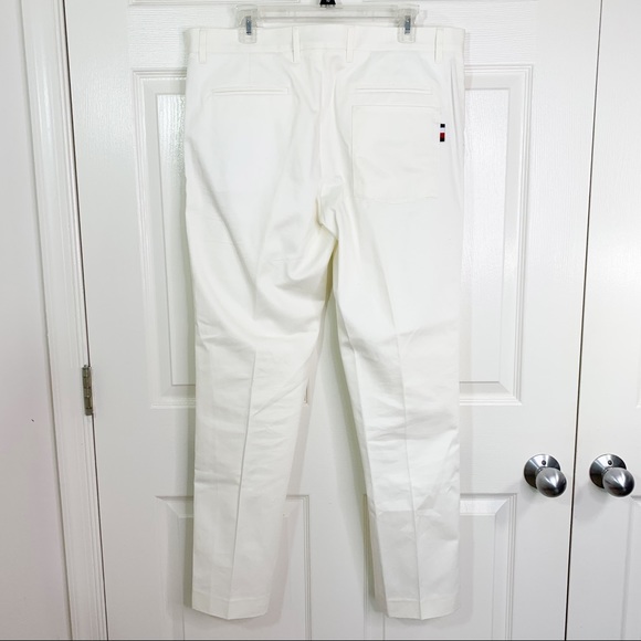 NWOT Hilfiger Edition Cream Casual Pants w/Side Stripes Men’s 36x34 - Picture 6 of 14